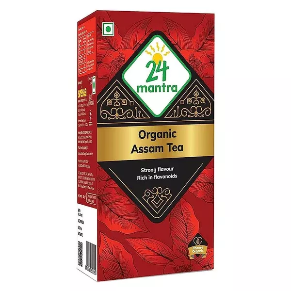 24 Mantra Organic Assam Tea - Strong Flavour - 100 gm