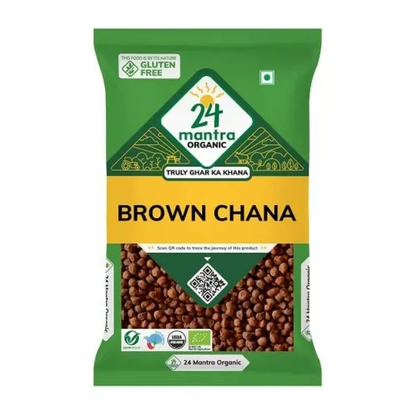 24 Mantra Organic Brown Channa - 500 gm
