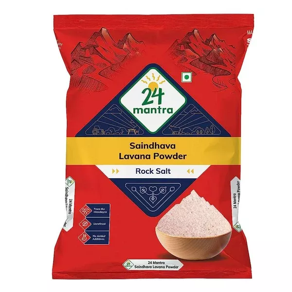 24 Mantra Organic Himalayan Rock Salt Powder - 1 kg
