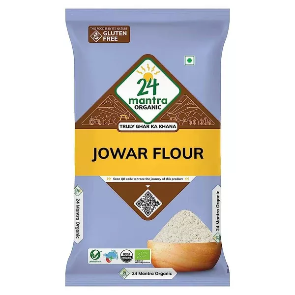 24 Mantra Organic Jowar Flour - 500 gm