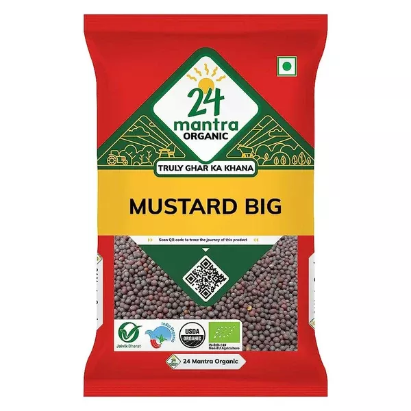 24 Mantra Organic Mustard Seeds (Big) - 100 gm
