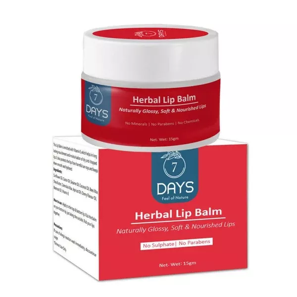 7 DAYS Herbal Lip Balm - 15 gm