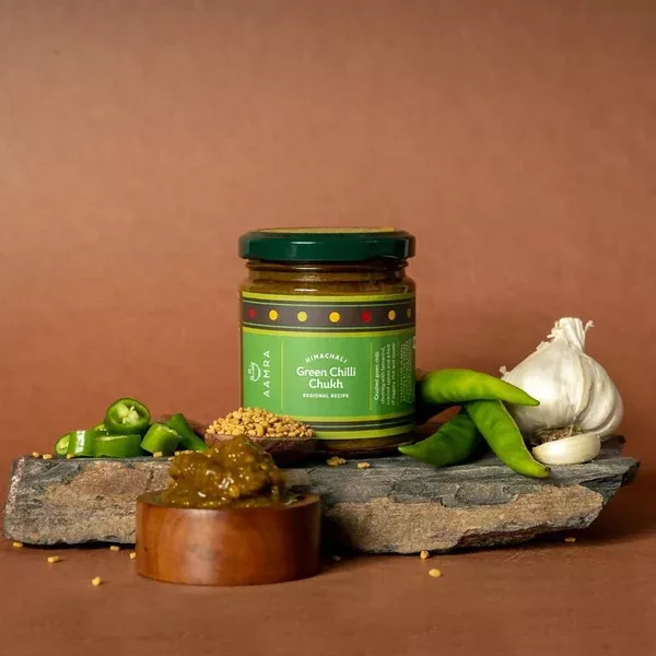 Aamra Himachali Green Chilli Chukh - 185 gm