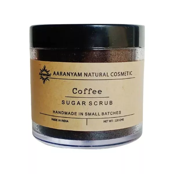Aaranyam Coffee Sugar Scrub For Face & Body - 120 gm