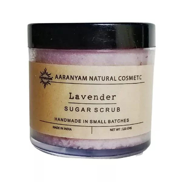 Aaranyam Lavender Sugar Scrub For Face & Body - 120 gm