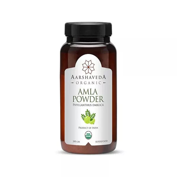 Aarshaveda Organic Amla Powder - 200 gm