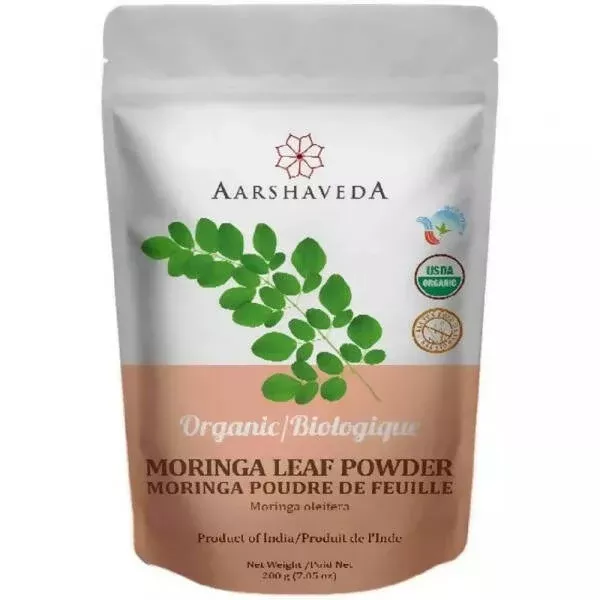 Aarshaveda Organic Moringa Powder - 200 gm