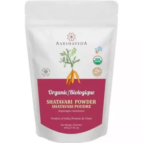 Aarshaveda Organic Shatavari Powder - 200 gm