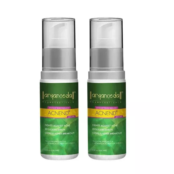 Aaryanveda Acnend Serum - 50 ml - Pack of 2