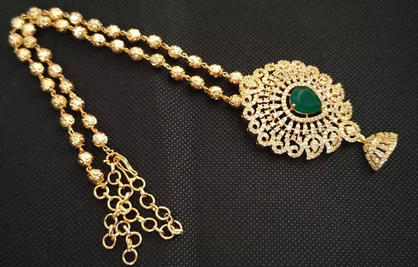 AD Ruby Pendant Necklace