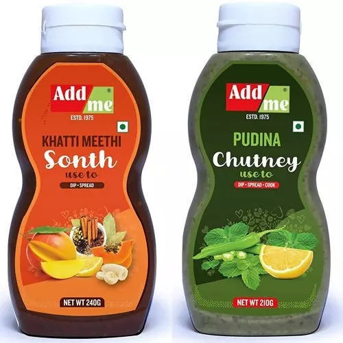 Add Me Khatti Meethi Sonth & Pudina Chutney Combo - Combo