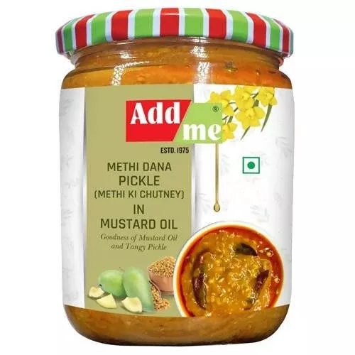 Add Me Methi Dana Pickle ( Methi Ki Chutney ) In Mustard Oil - 500 gm