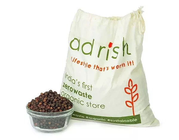 Adrish Black Pepper Whole - 50 gm