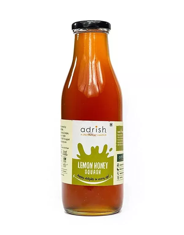 Adrish Natural Lemon Honey Squash - 500 ml