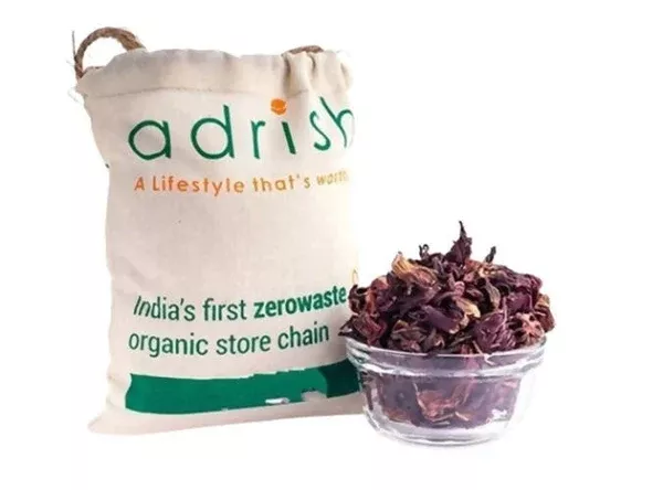 Adrish Organic Hibiscus Dry Tea - 100 gm