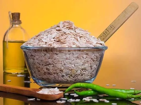Adrish Red Rice Poha (Red Rice Flakes) - 500 gm
