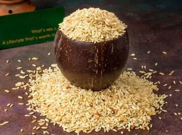 Adrish Unpolished Sona Masoori Rice - 1 kg