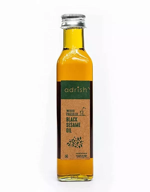 Adrish Wood Pressed Black Sesame Oil - 250 ml