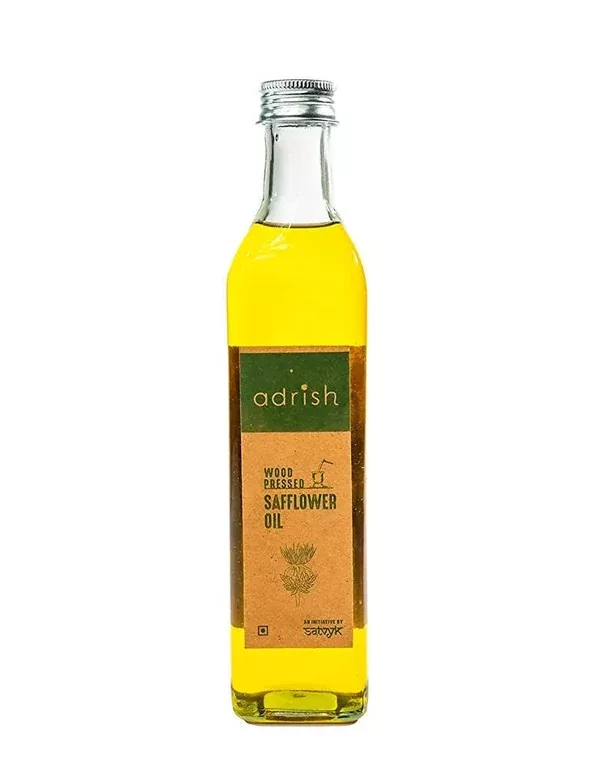 Adrish Wood Pressed Safflower Oil - 500 ml