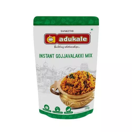 Adukale Instant Gojjavalakki Mix - 250 gm