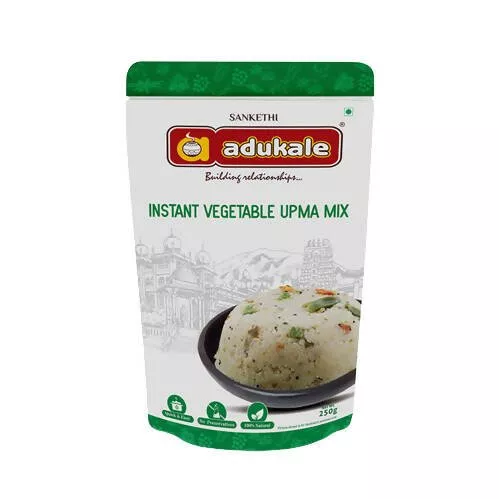 Adukale Instant Vegetable Upma Mix - 250 gm
