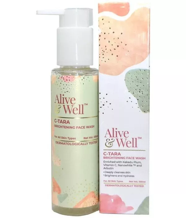 Alive & Well C-Tara Brightening Face Wash - 100 ml
