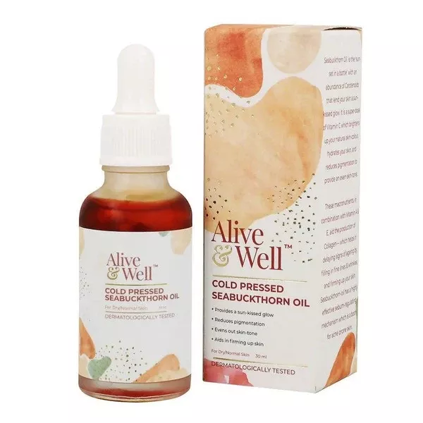 Alive & Well Cold Pressed Seabuckthorn Face Oil - 30 ml