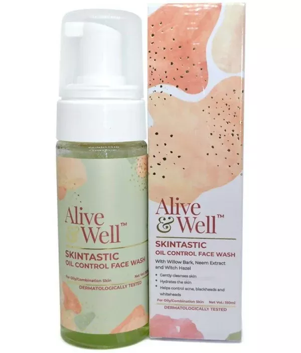 Alive & Well Skintastic Oil Control Face Wash - 150 ml