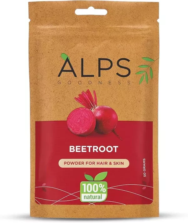 Alps Goodness Beetroot Powder For Hair Mask & Face Mask - 50 gm
