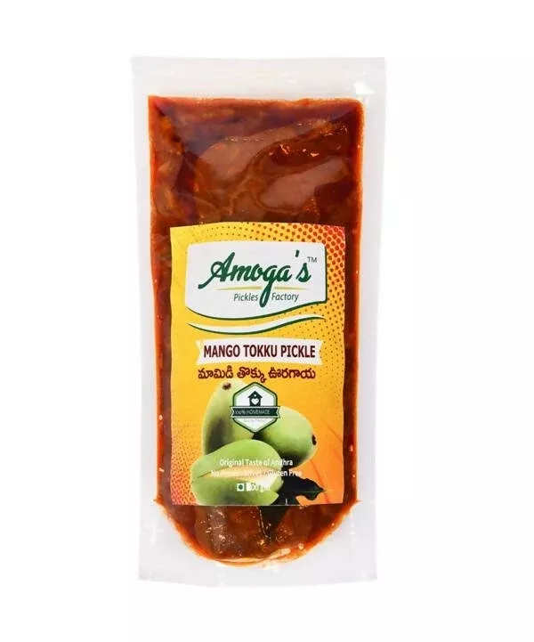 Amoga's Pickles Factory Andhra Authentic Mango Thokku Pickle - 250 gm