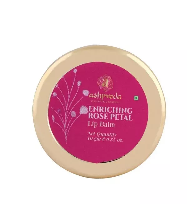 Ashpveda Enriching Rose Petal Lip Balm - 10 gm
