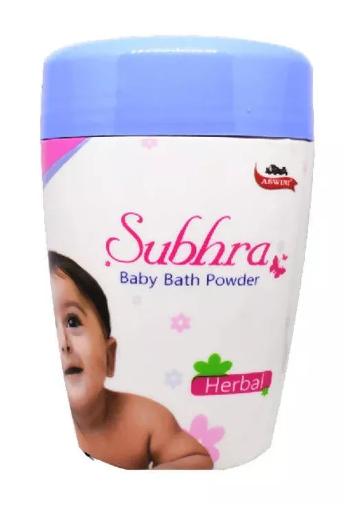 Aswini Subhra Herbal Baby Bath Powder - 200 gm