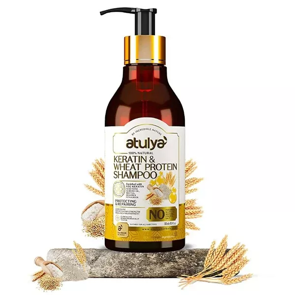 Atulya Keratin & Wheat Protein Shampoo - 300 ml