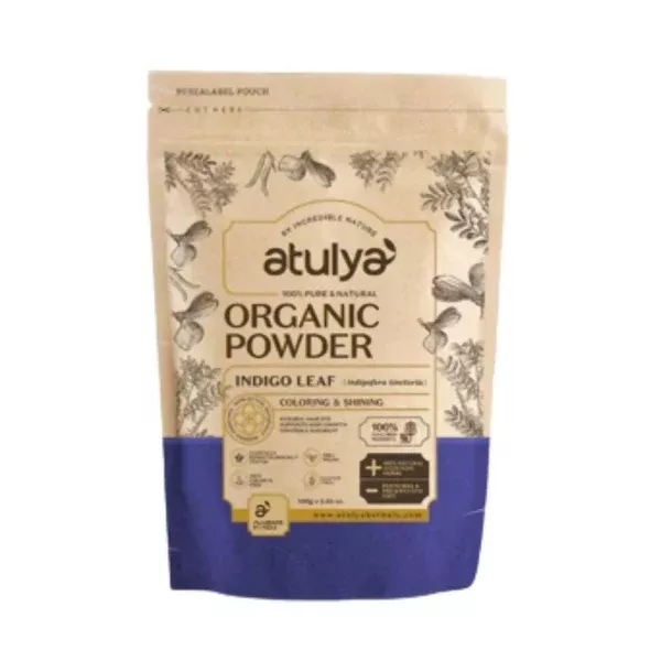 Atulya Pure & Natural Indigo Organic Powder - 100 gm