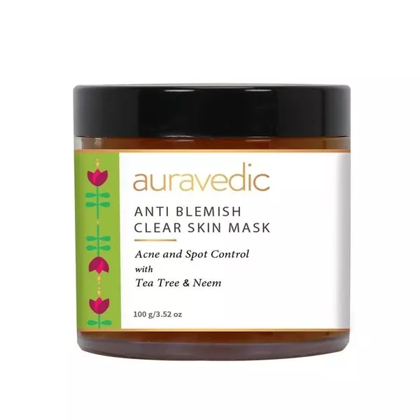 Auravedic Anti Blemish Clear Skin Mask - 100 gm