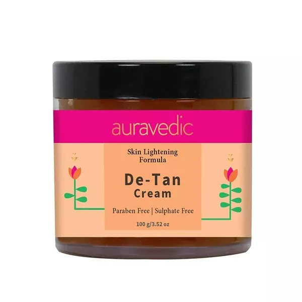 Auravedic De-tan Cream - 100 gm