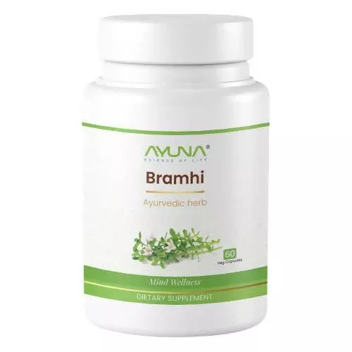 Ayuna Brahmi Veg Capsules - 60 Capsules