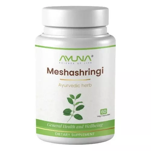Ayuna Meshashringi Veg Capsules - 60 Capsules