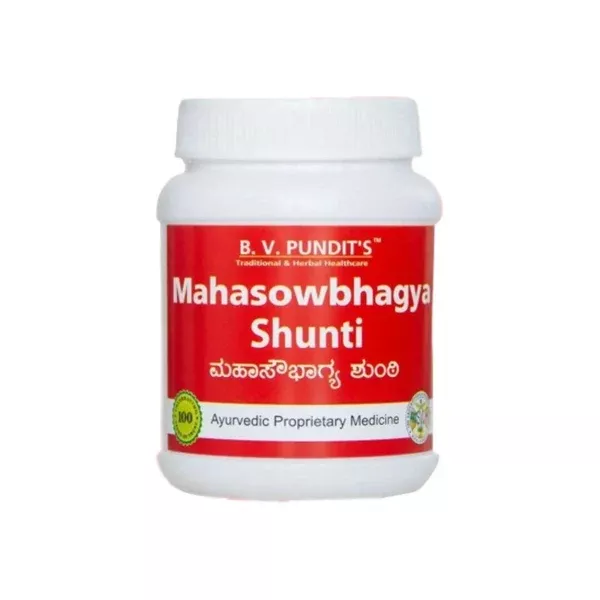 B V Pundit's Mahasowbhagya Shunti - 100 gm
