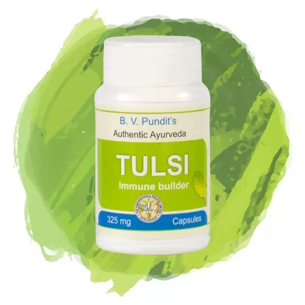 B V Pundit's Tulsi Capsules - 60 caps