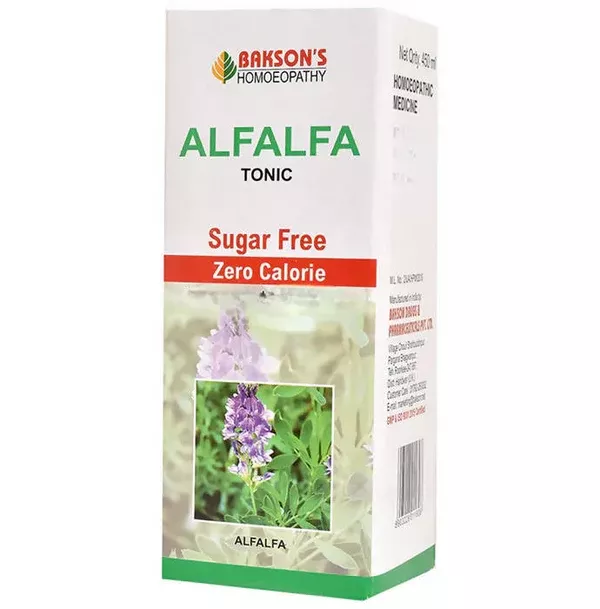 Bakson's Homeopathy Alfalfa Tonic Sugar Free - 115 ml