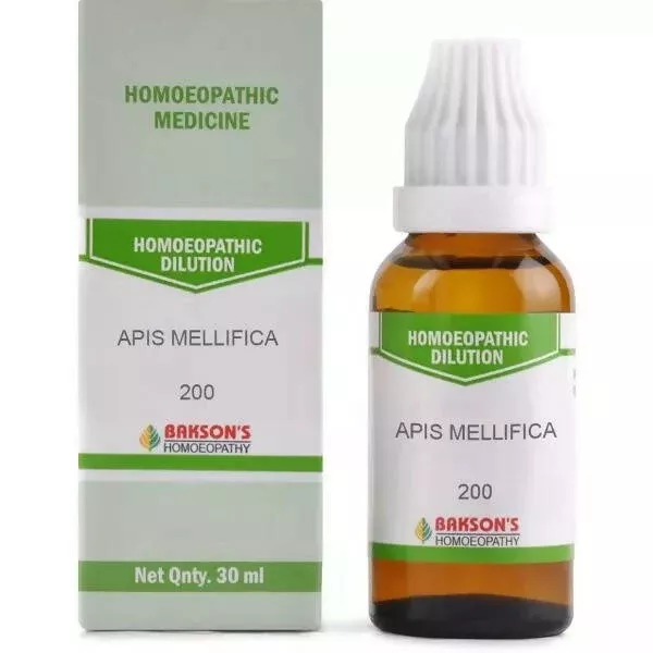 Bakson's Homeopathy Apis Mellifica Dilution - 30 ml - 200 CH