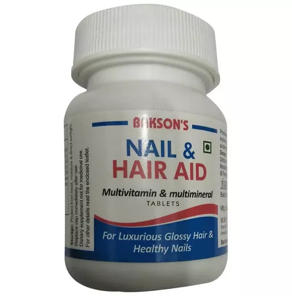 Bakson's Homeopathy Nail & Hair Aid Tablets - 30 tabs