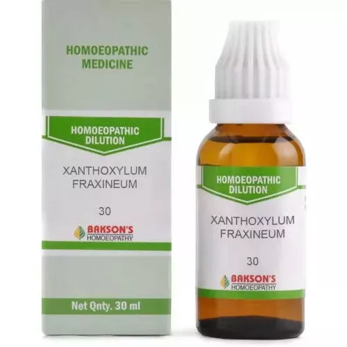 Bakson's Homeopathy Xanthoxylum Fraxineum Dilution - 30 ml - 30 CH