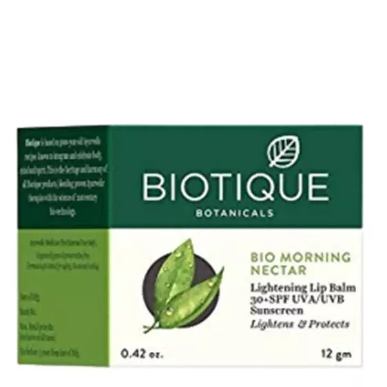 Biotique Bio Morning Nectar Lightning Lip Balm SPF 30 - 12 gm