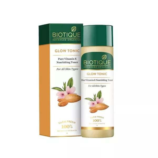 Biotique Glow Tonic Pure Vitamin E Nourishing Toner - 120 ml