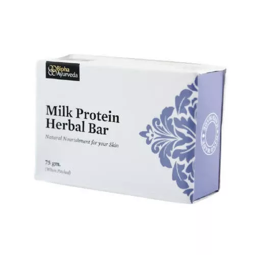 Bipha Ayurveda Milk Protein Herbal Bar - 75 gm