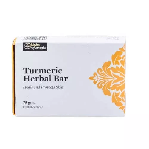 Bipha Ayurveda Turmeric Herbal Bar - 75 gm
