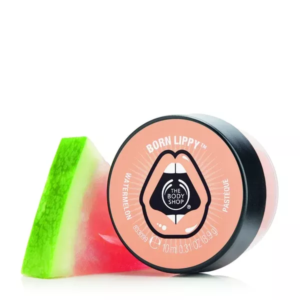 The Body Shop Born Lippy Pot Lip Balm (Watermelon) - 10 ml