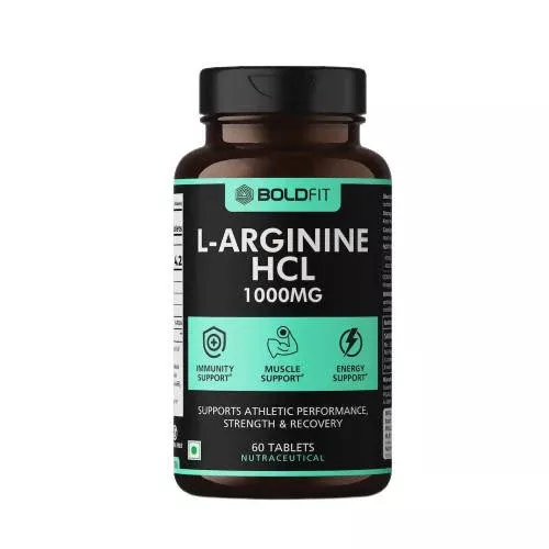 Boldfit L-Arginine Hcl 1000mg Supplement Tables - 60 tabs